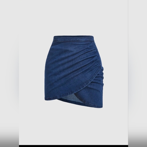 Denim Mini Skirt - Picture 1 of 5